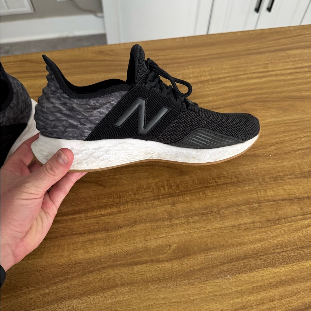 New Balance Black and White Athletic Shoes